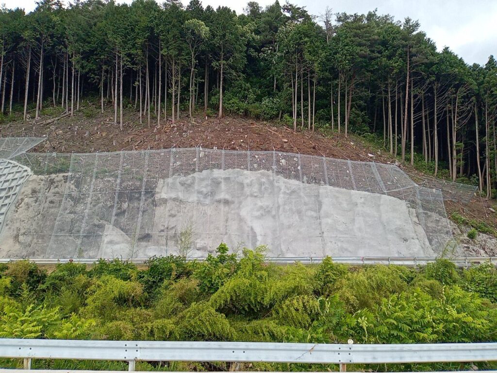 国道１８４号（下来島工区）防安交付金（災害防除）工事写真